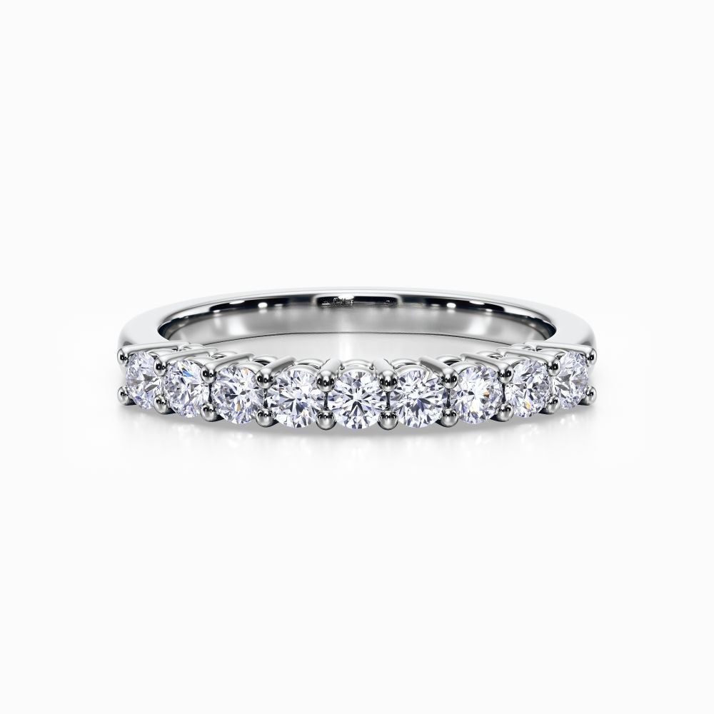 Nine Vows Wedding Band in Rose Gold