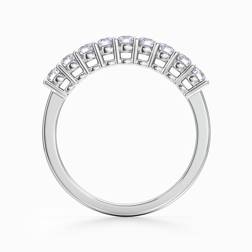 Nine Vows Wedding Band in Rose Gold