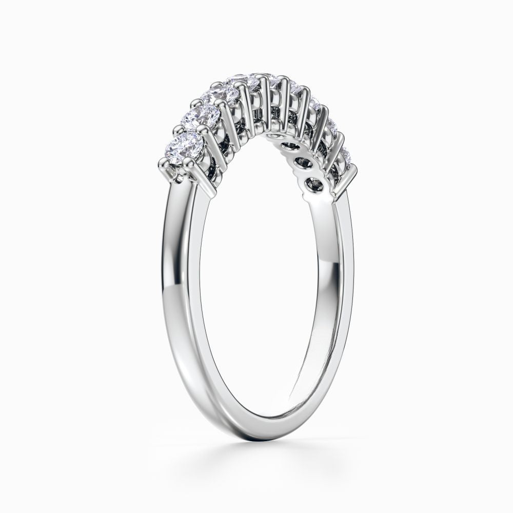 Nine Vows Wedding Band in Rose Gold