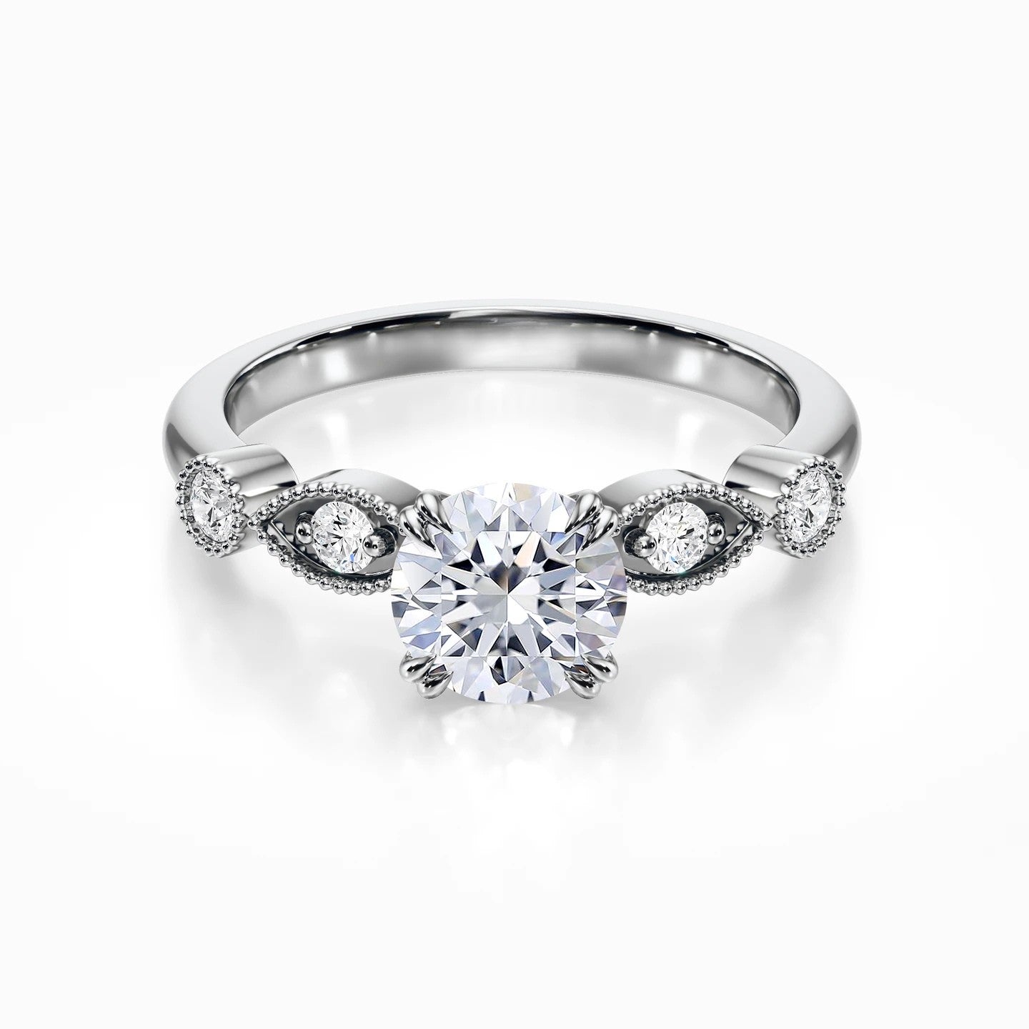 Antique Side Stones Ring