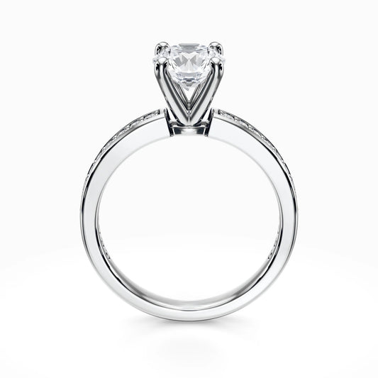 Bright Pave 18K Solid Gold Ring