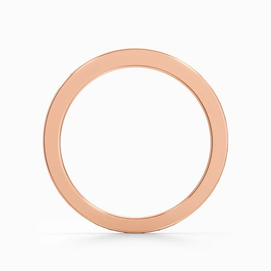 Celtic Knot Wedding Band in Rose Gold