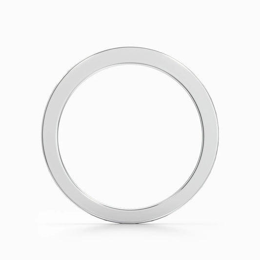 Celtic Knot Wedding Band in White Gold