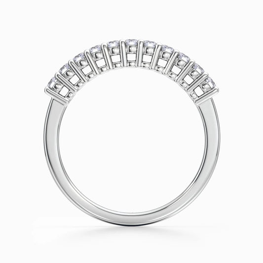 Eleven Vows Wedding Band in White Gold