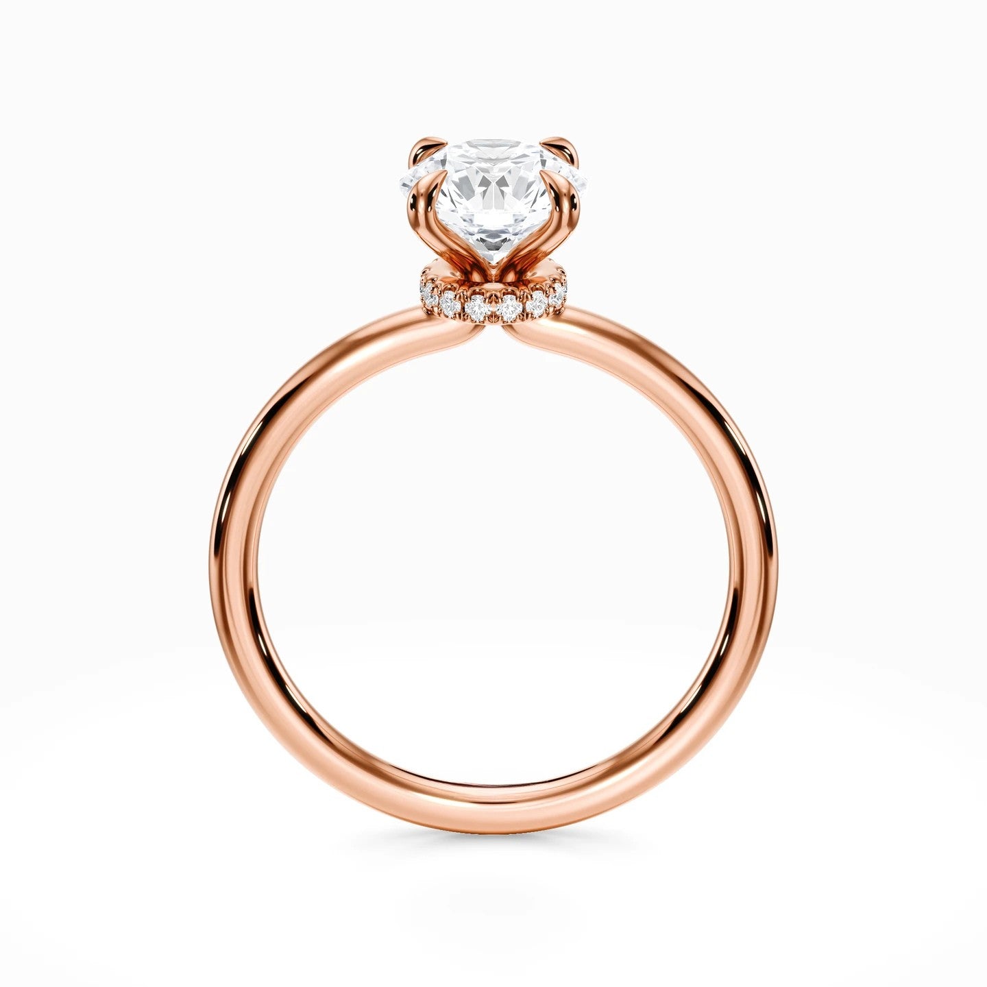 Tiara Solitaire Ring