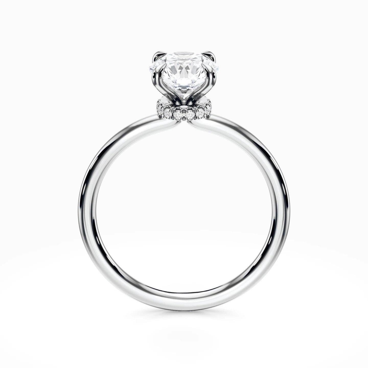 Tiara Solitaire Ring