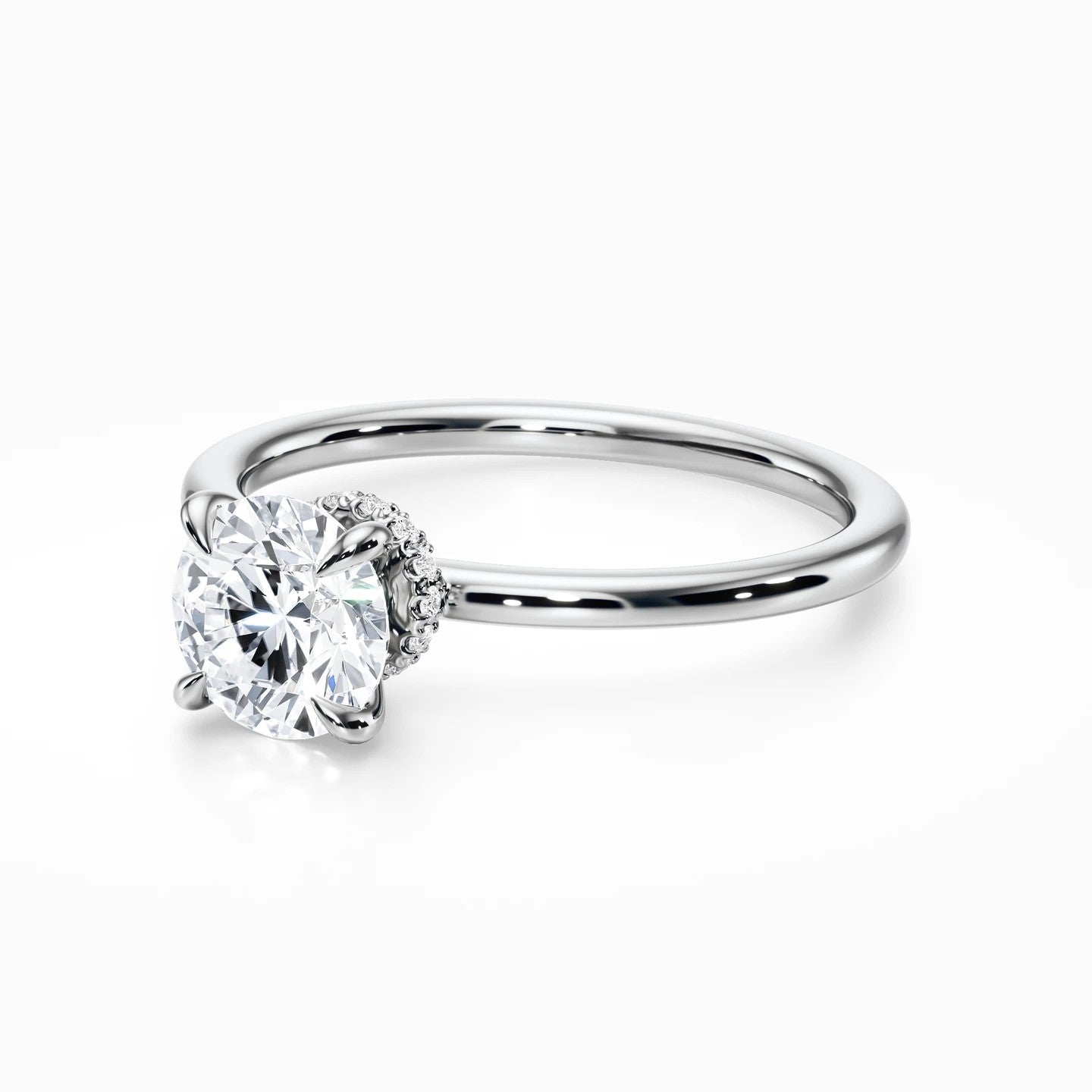 Tiara Solitaire Ring
