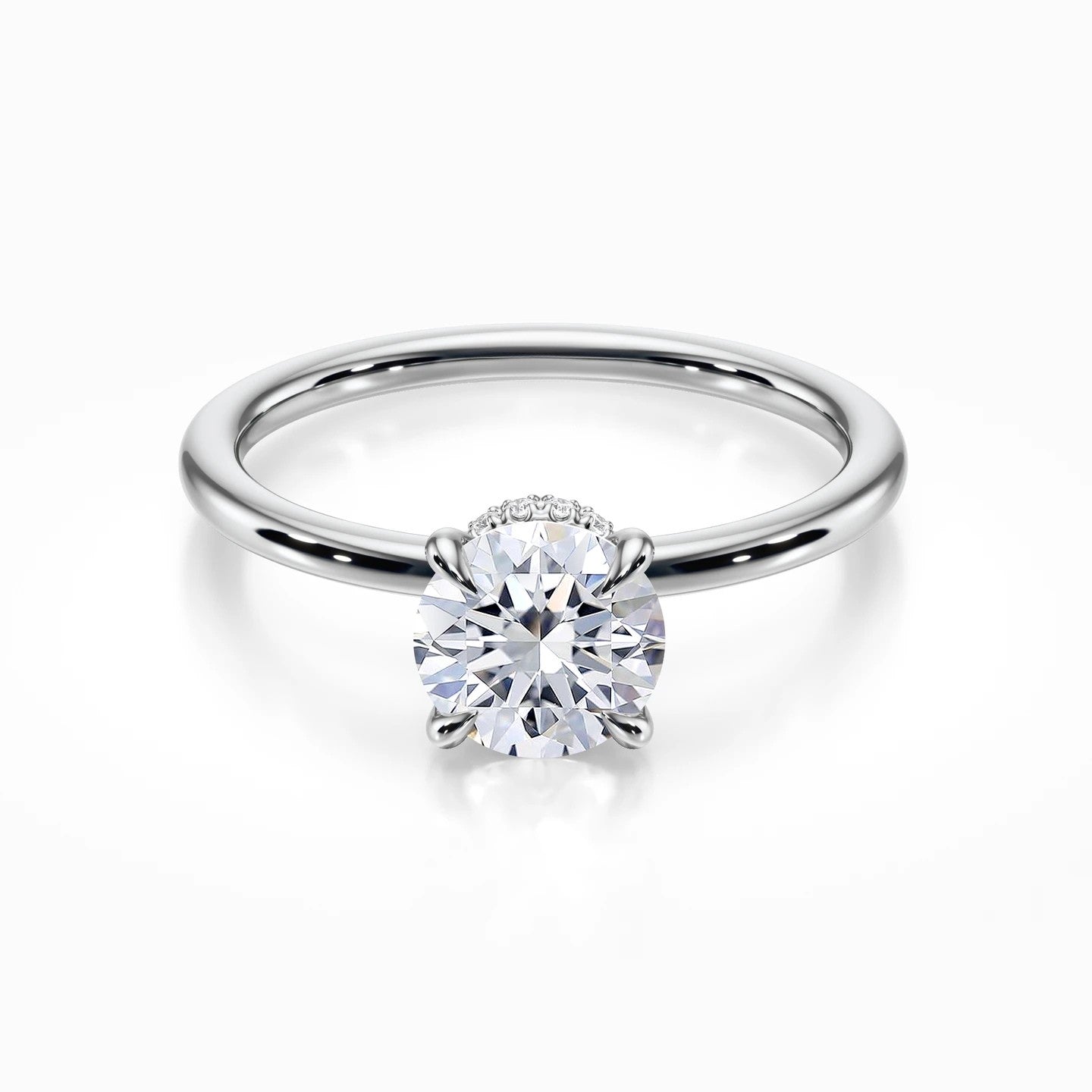 Tiara Solitaire Ring
