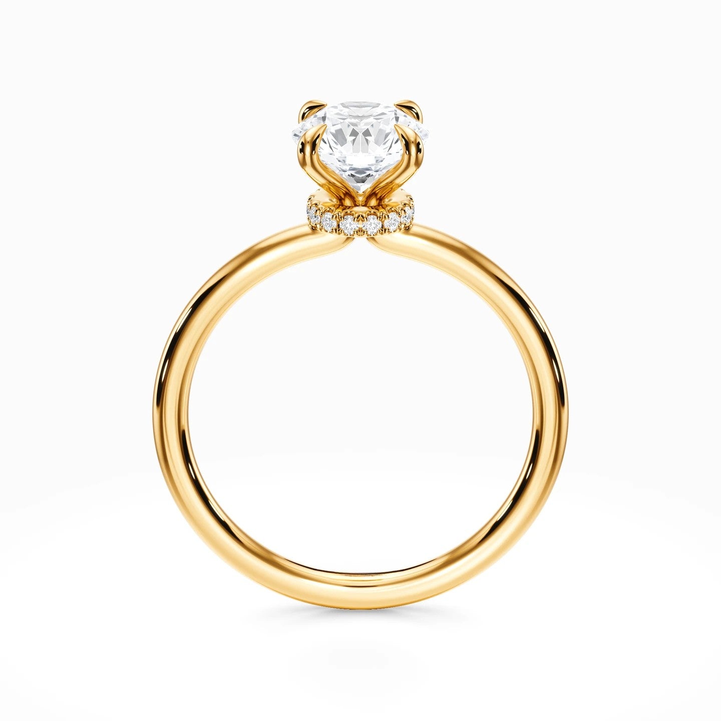 Tiara Solitaire Ring