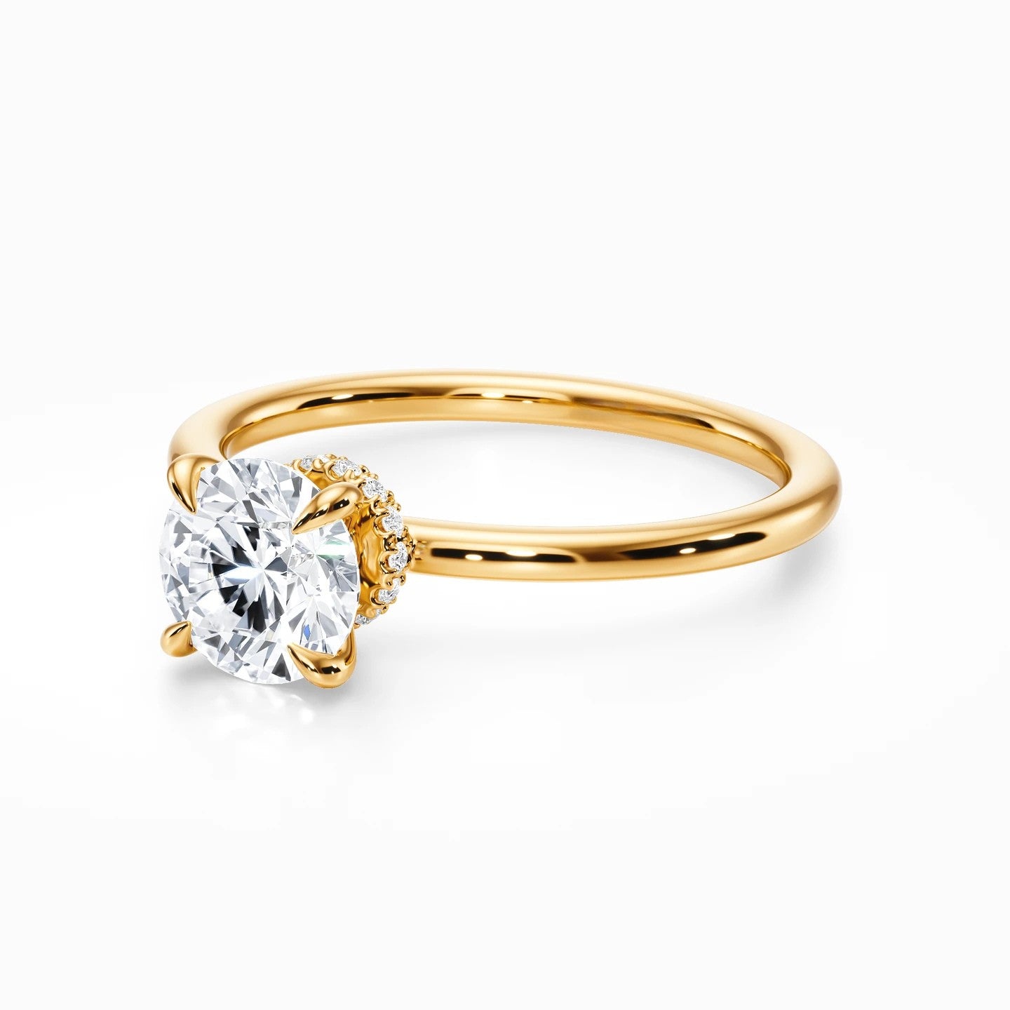 Tiara Solitaire Ring