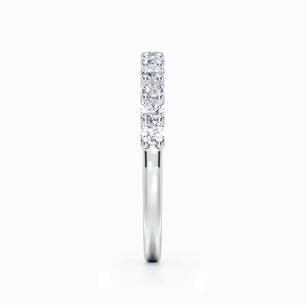Twelve Vows Wedding Band in White Gold