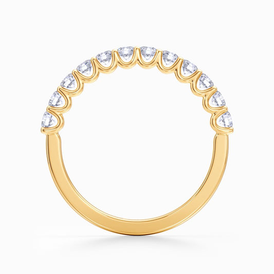 Twelve Vows Wedding Band in Yellow Gold