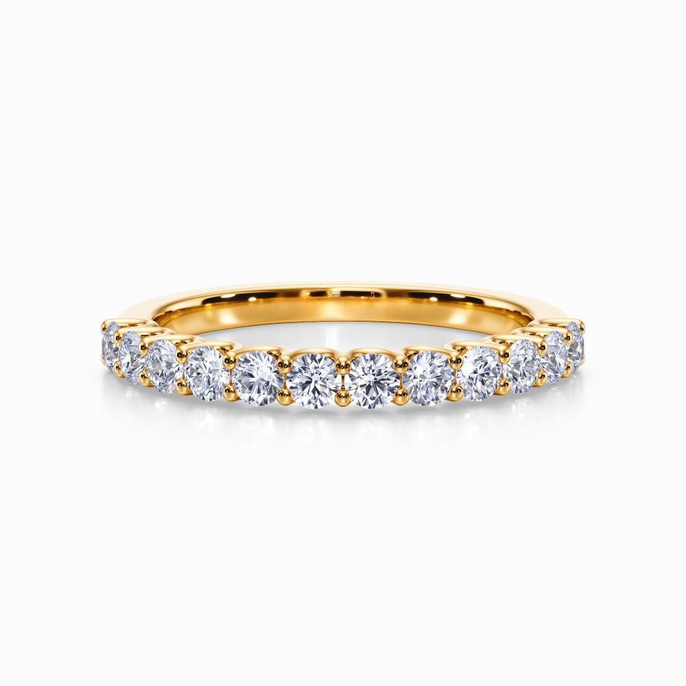 Eleven Vows Wedding Band in Yellow Gold