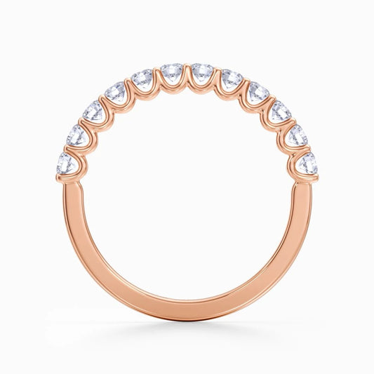 Twelve Vows Wedding Band in Rose Gold