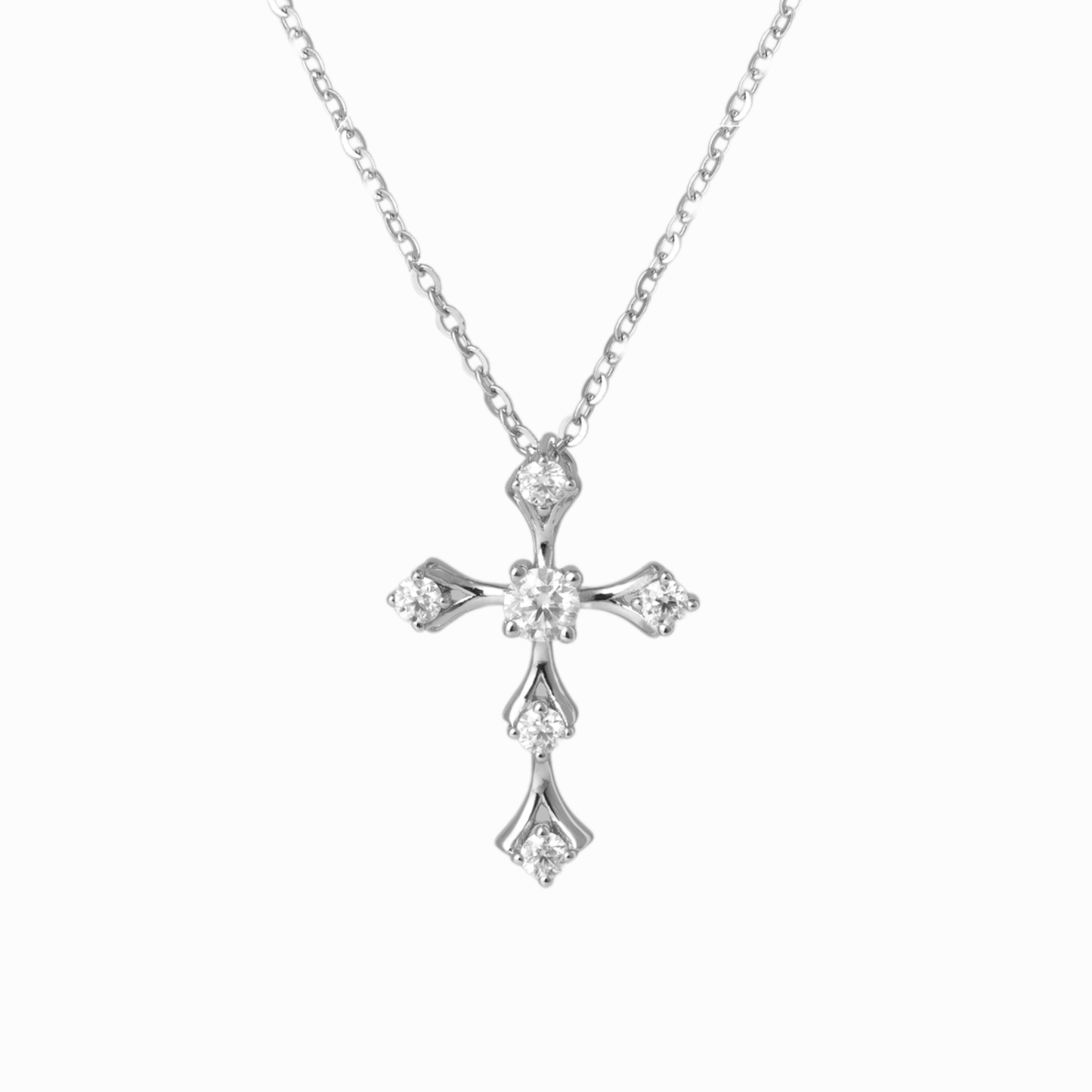 Celestial Cross Pendant Necklace
