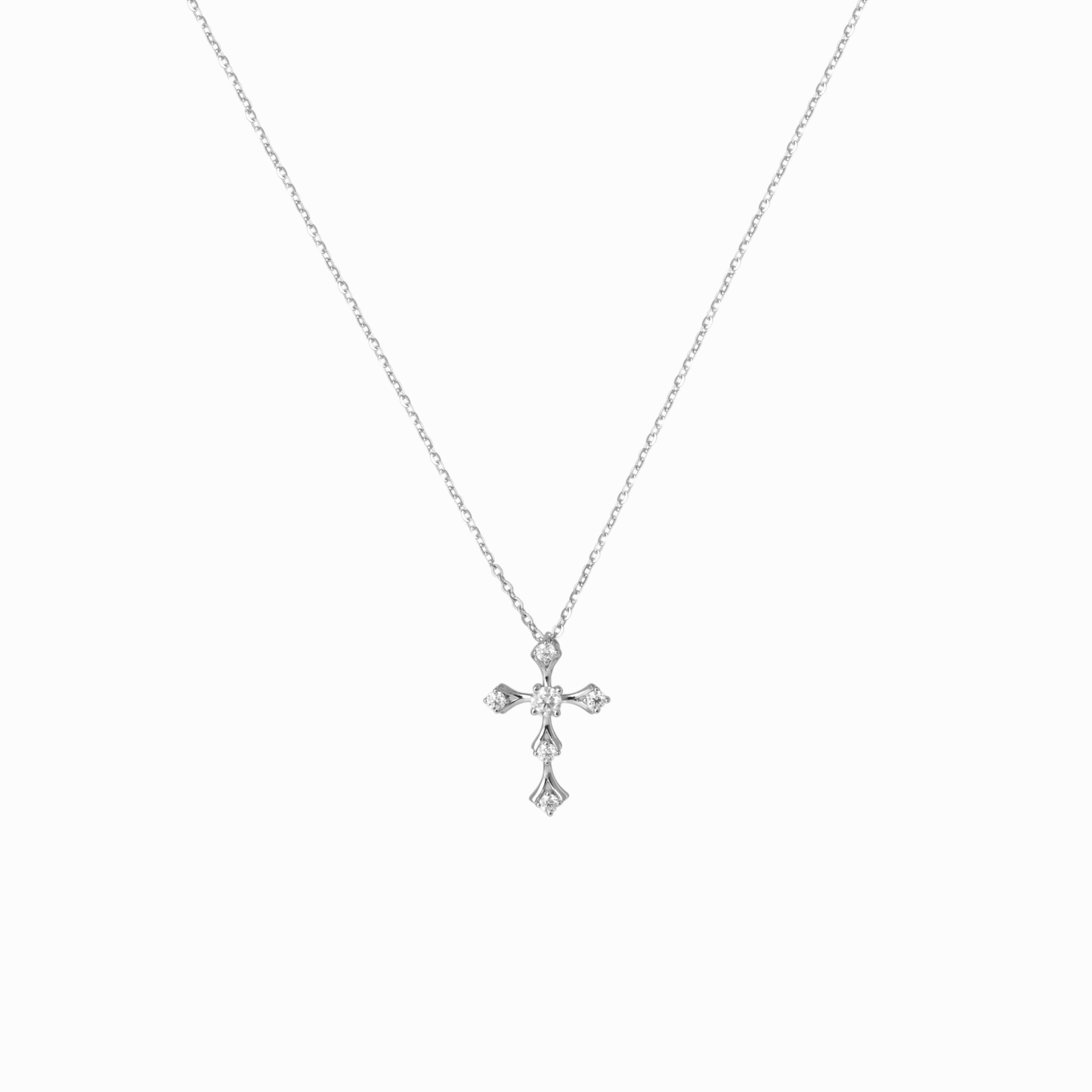Celestial Cross Pendant Necklace