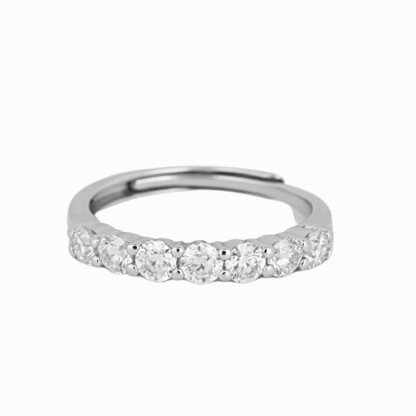 Stellar Seven Moissanite Band