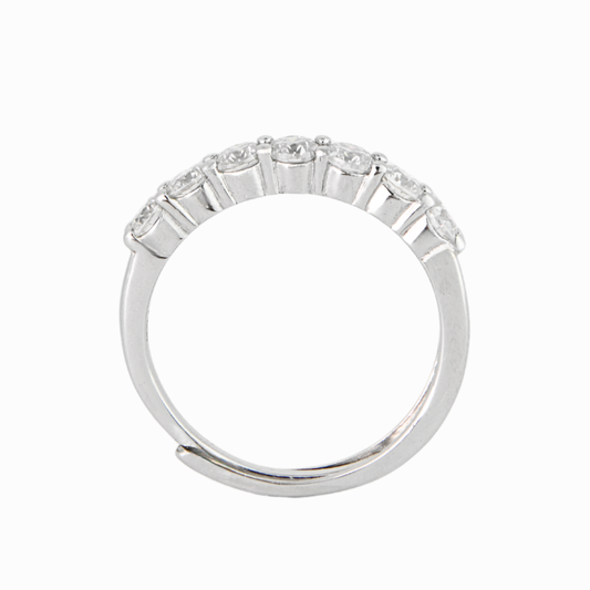 Stellar Seven Moissanite Band