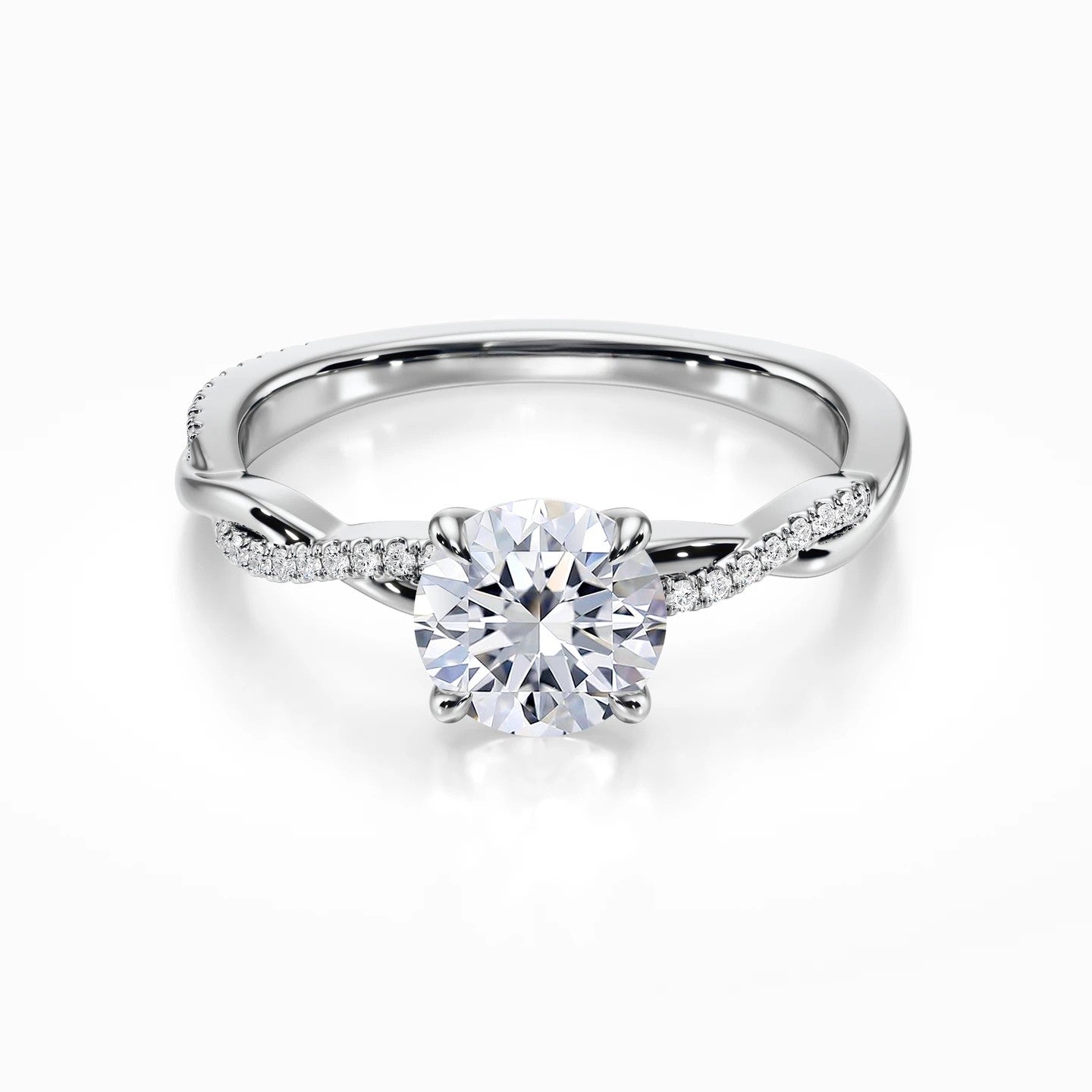 Split Shank Cathedral Rope Ring