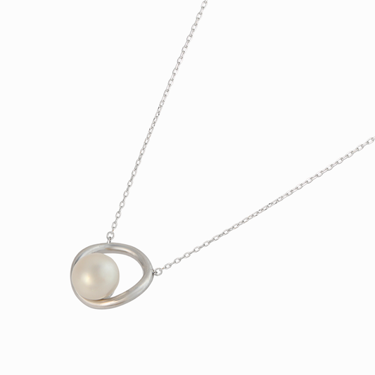 Orbiting Pearl Necklace