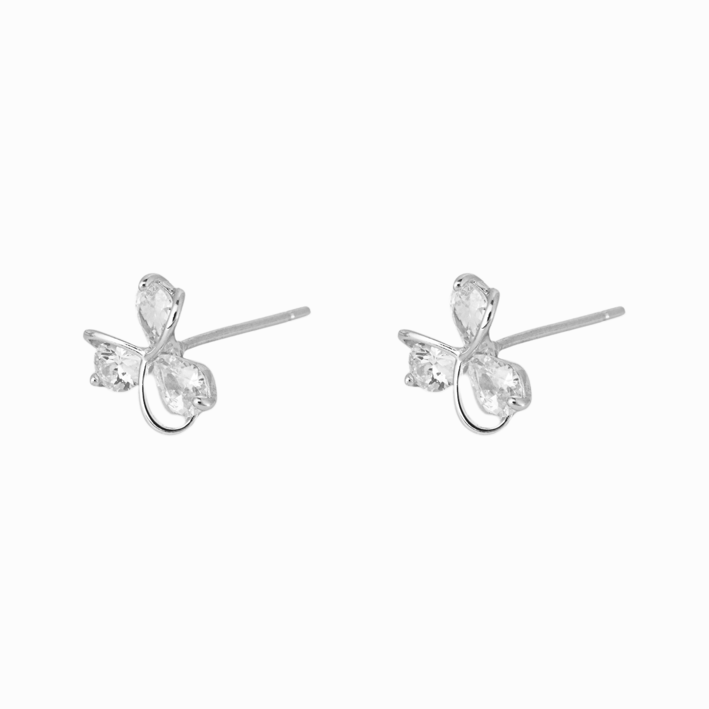 Trinity Blossom Stud Earring