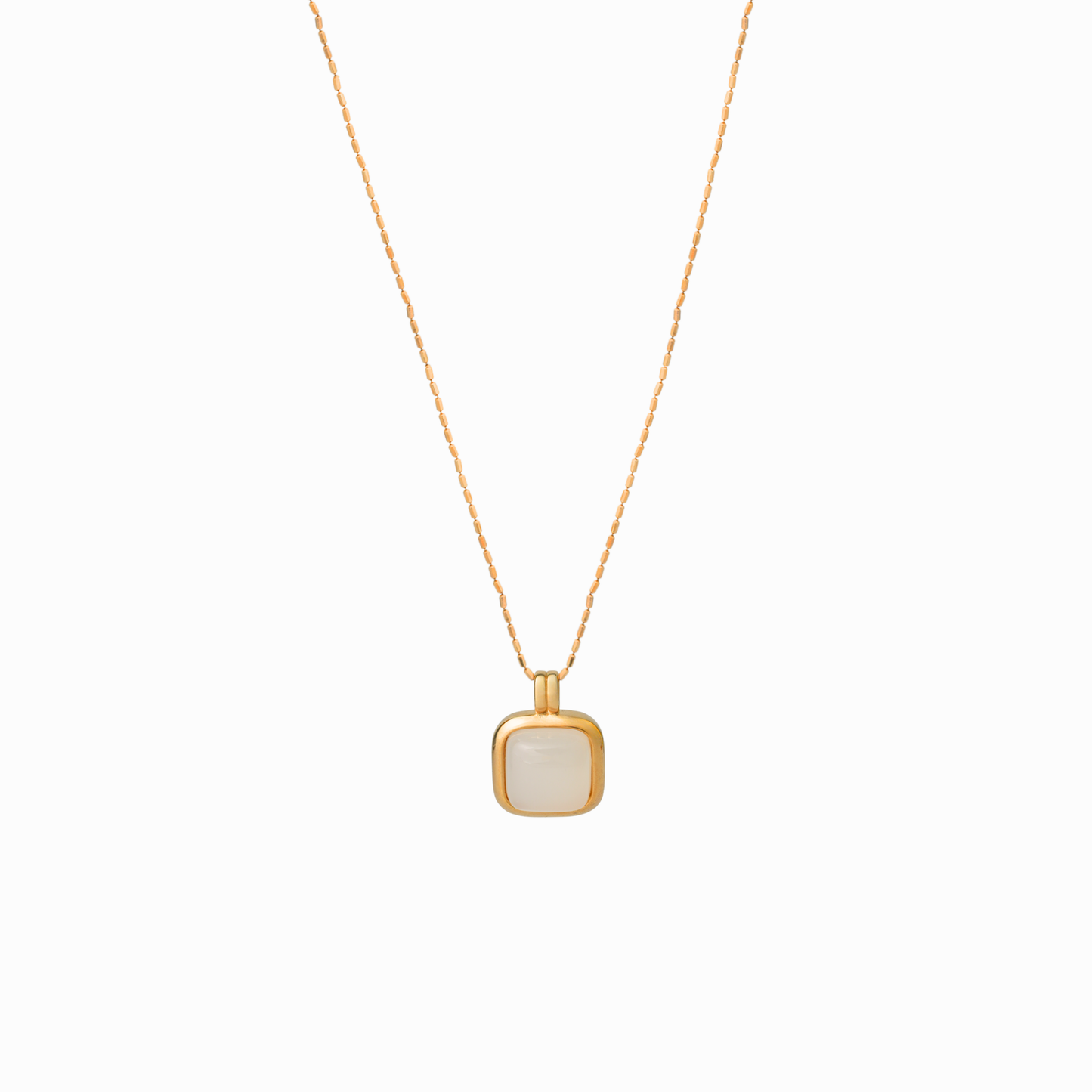 Agate Horizon Pendant Necklace