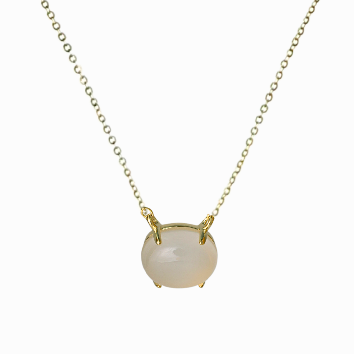 Agate Solitaire Necklace