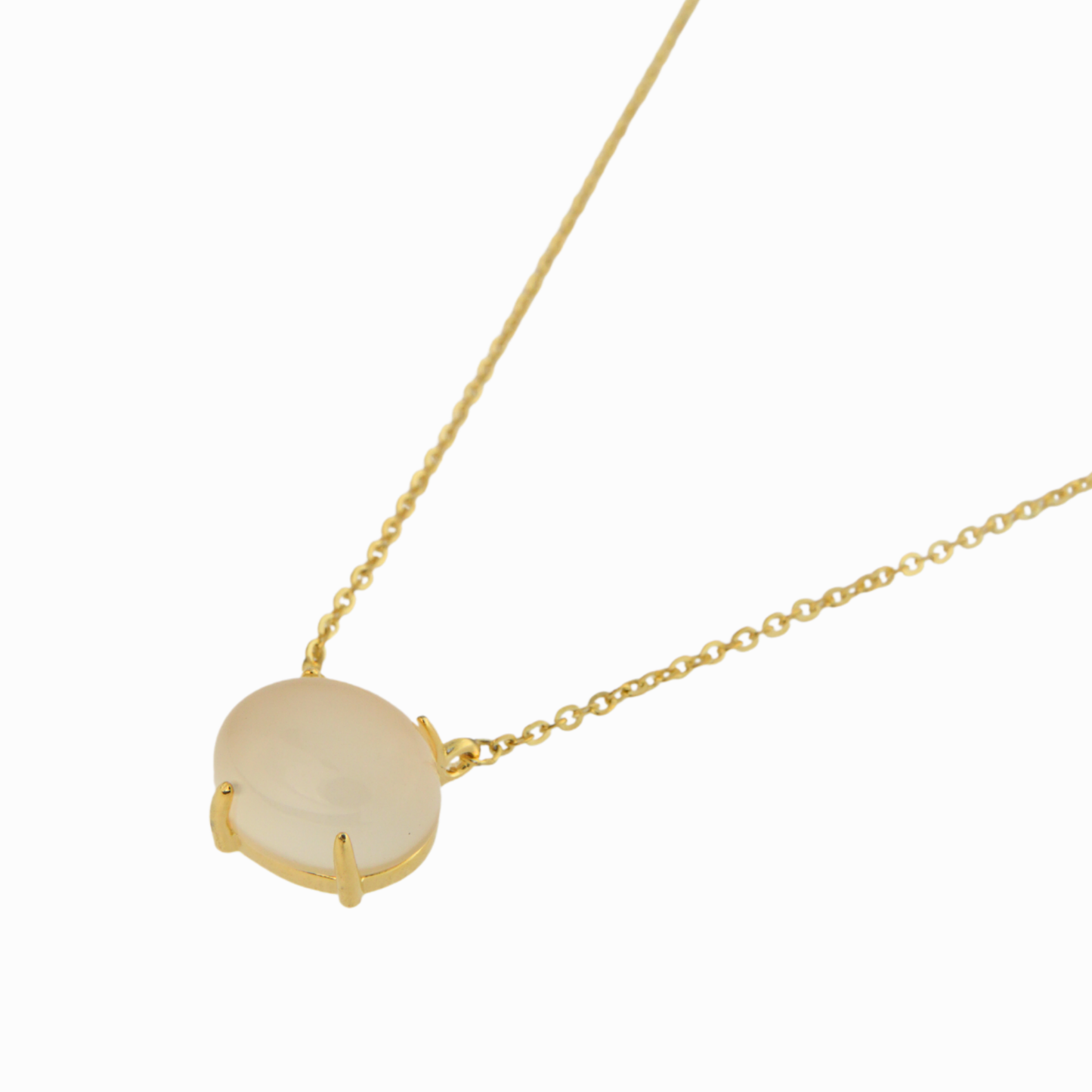 Agate Solitaire Necklace