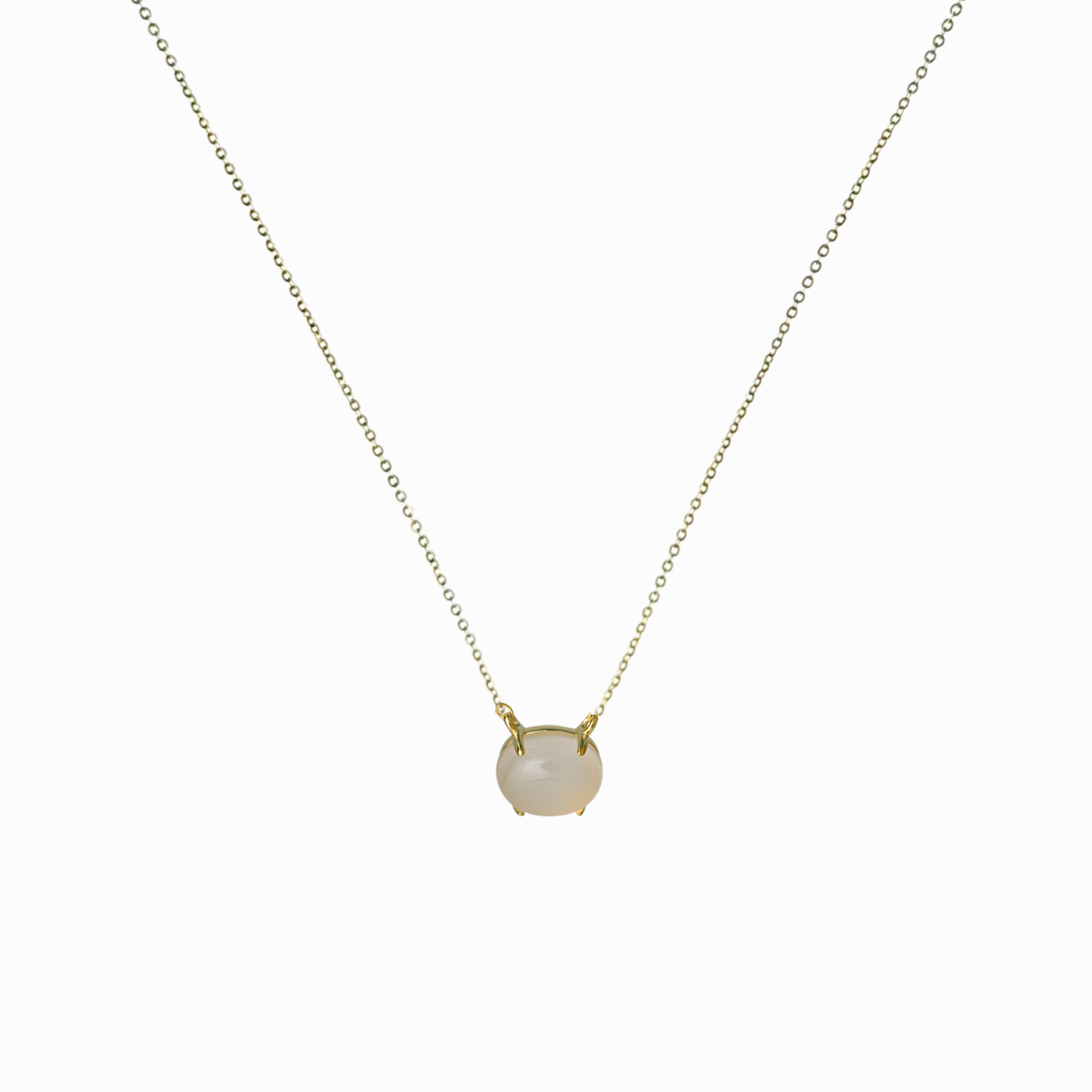 Agate Solitaire Necklace