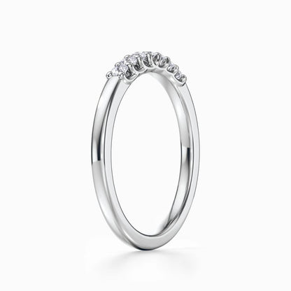 Seven Vows Wedding Band in Yellow Gold