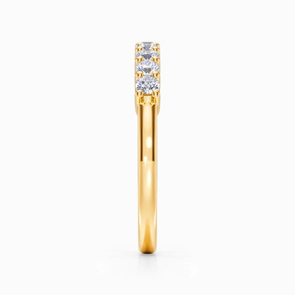 Nine Vows Wedding Band in Yellow Gold