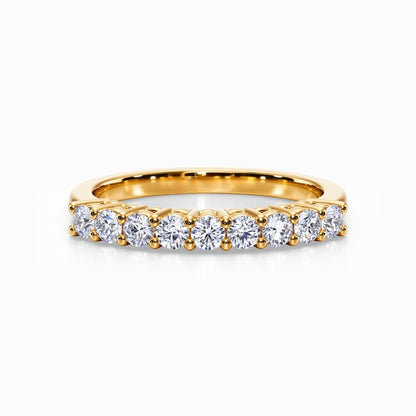 Nine Vows Wedding Band in Rose Gold