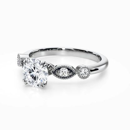 Antique Side Stones Ring