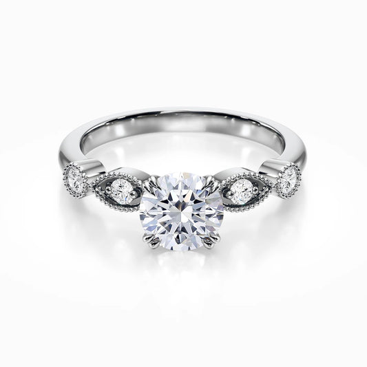 Antique Side Stones Ring