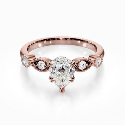 Antique Side Stones Ring