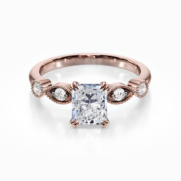 Antique Side Stones Ring