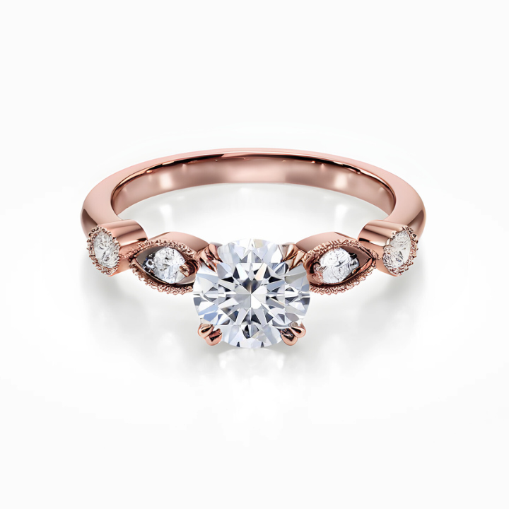 Antique Side Stones Ring