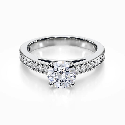 Bright Cathedral Pave Ring
