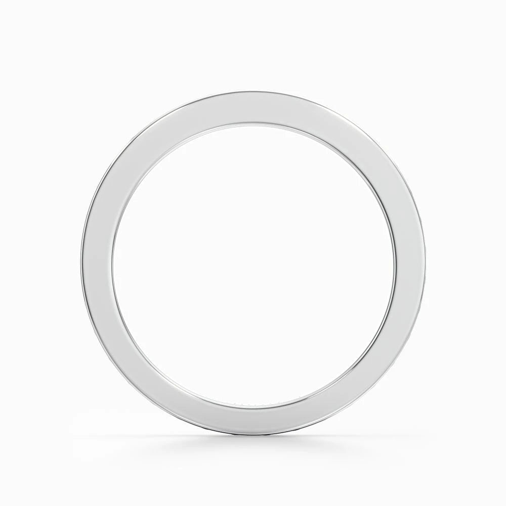 Celtic Knot Wedding Band in White Gold