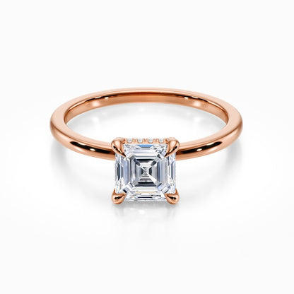 Crown Solitaire Ring