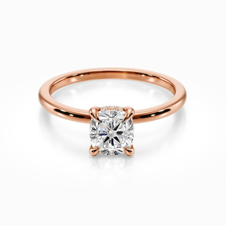 Crown Solitaire Ring