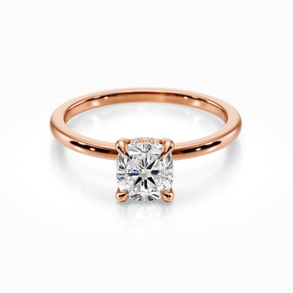 Crown Solitaire Ring