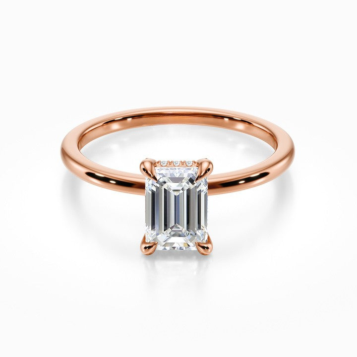 Crown Solitaire Ring