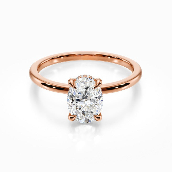 Crown Solitaire Ring