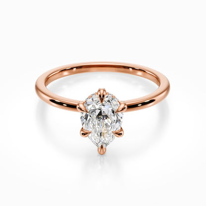 Crown Solitaire Ring