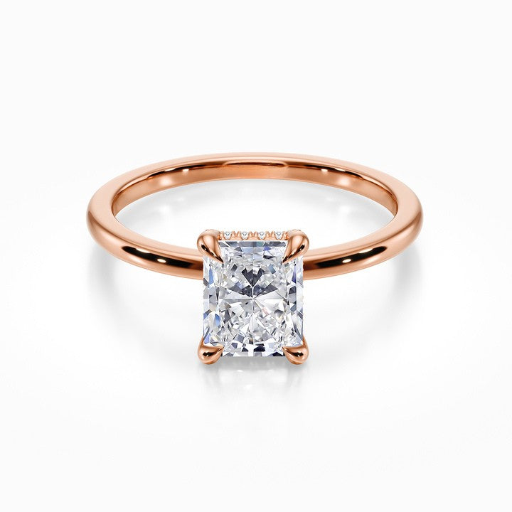 Crown Solitaire Ring