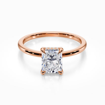 Crown Solitaire Ring