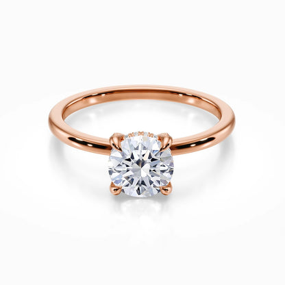 Crown Solitaire Ring