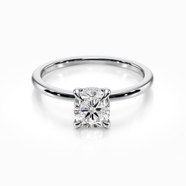 Crown Solitaire Ring