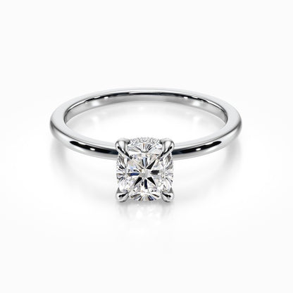 Crown Solitaire Ring